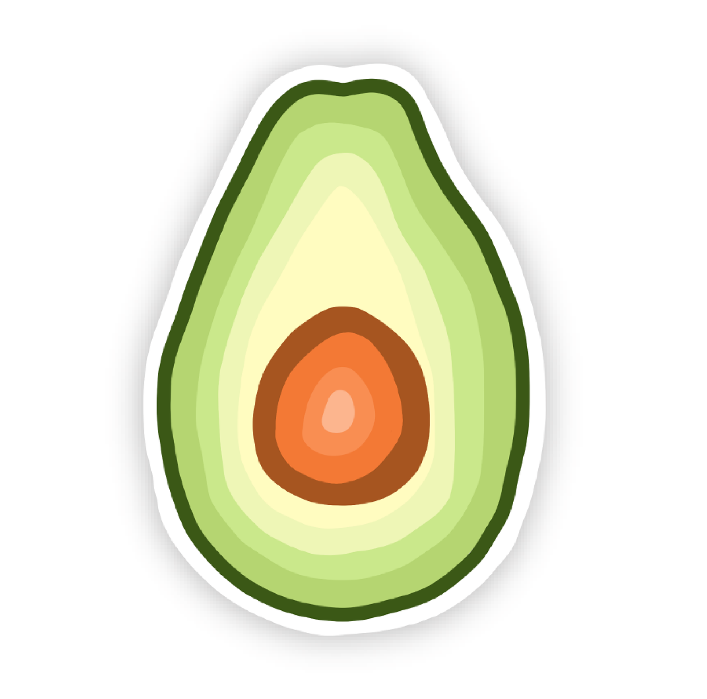 Avocado Vinyl Sticker