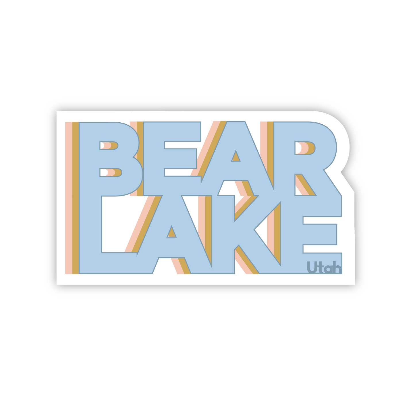 Bear Lake Utah Vinyl Sticker