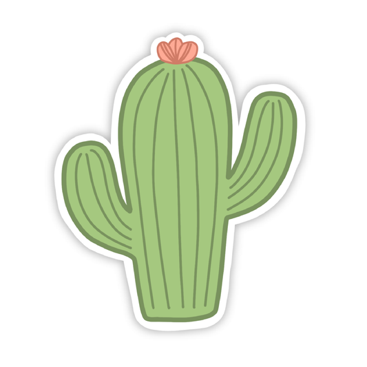 Cute Cactus Vinyl Sticker