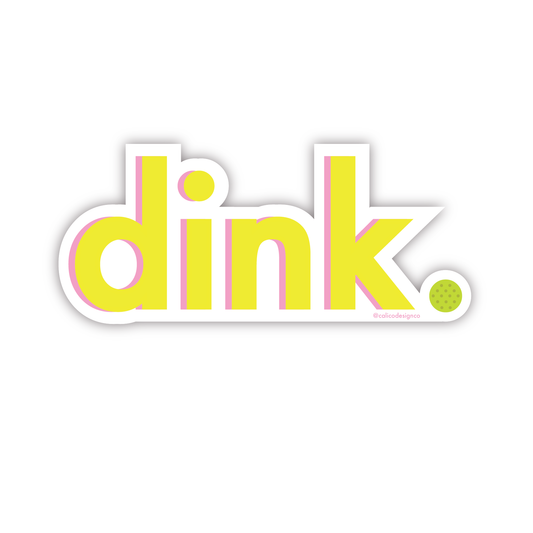 Pickleball Dink Viny Sticker