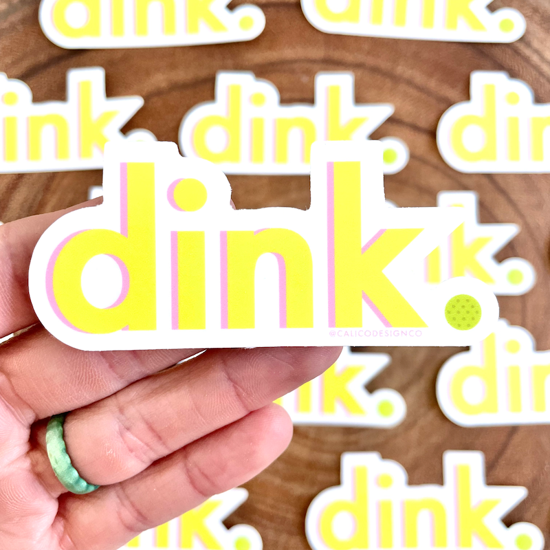 Pickleball Dink Viny Sticker