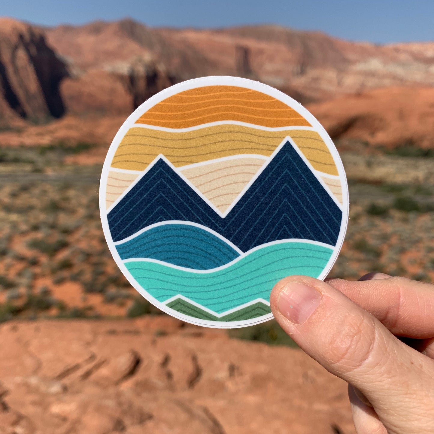 Nature Scene Vinyl Sticker