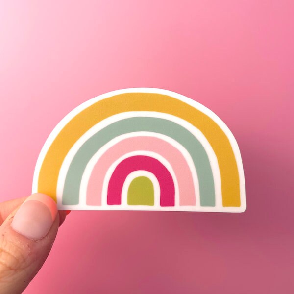 Cute Rainbow Vinyl Sticker