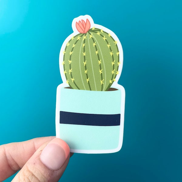 Cute Succulent Vinyl Sticker