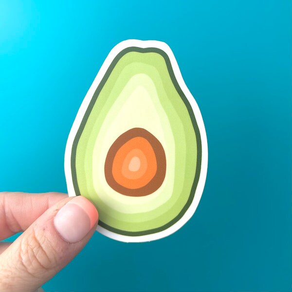 Avocado Vinyl Sticker