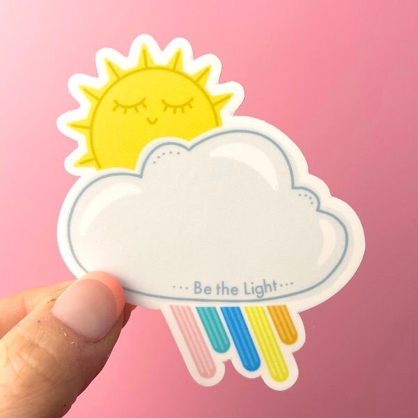 Be the Light Vinyl Sticker