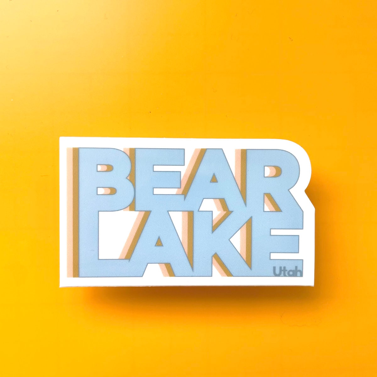 Bear Lake Utah Vinyl Sticker