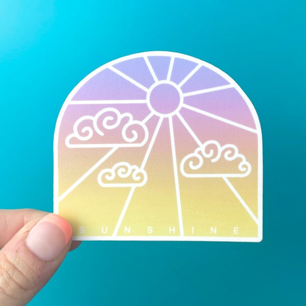 Sunset Sky Vinyl Sticker