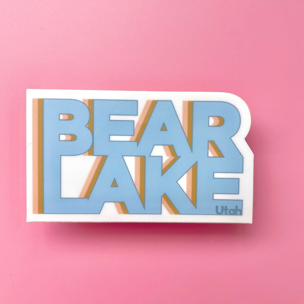 Bear Lake Utah Vinyl Sticker