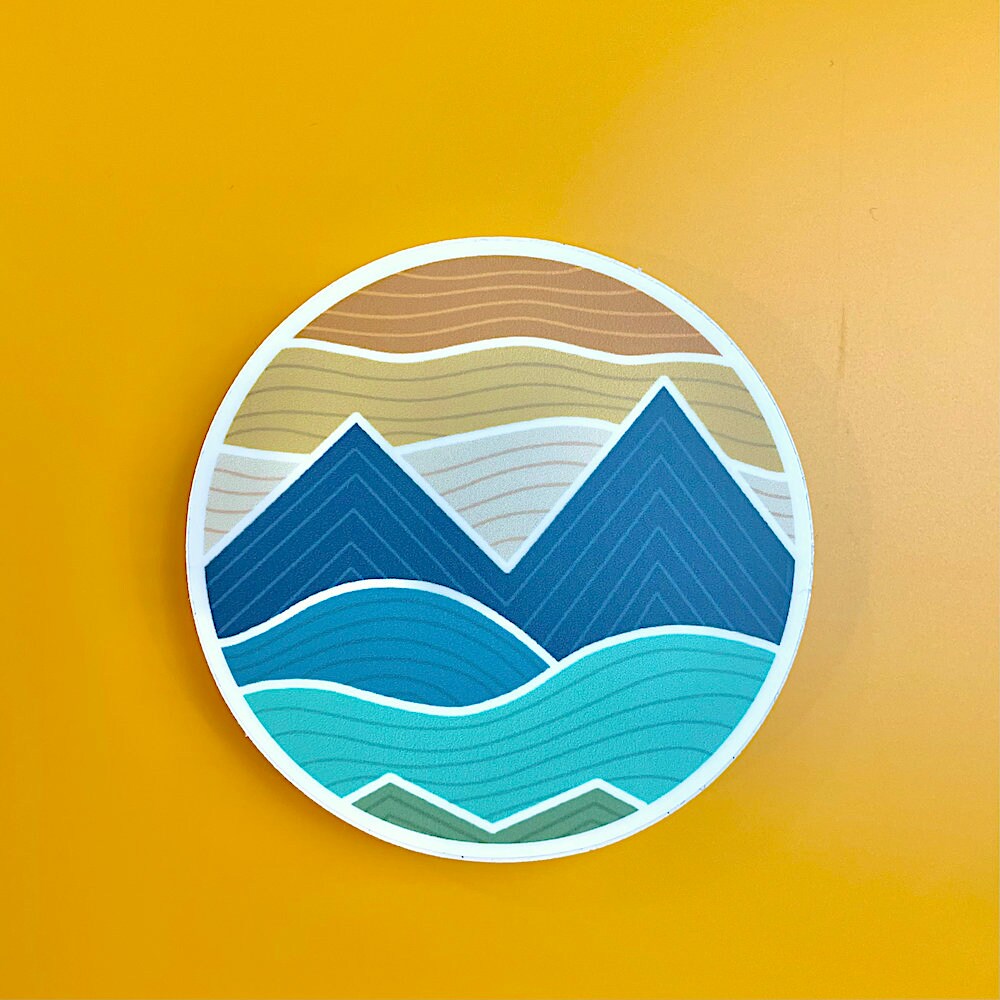 Nature Scene Vinyl Sticker