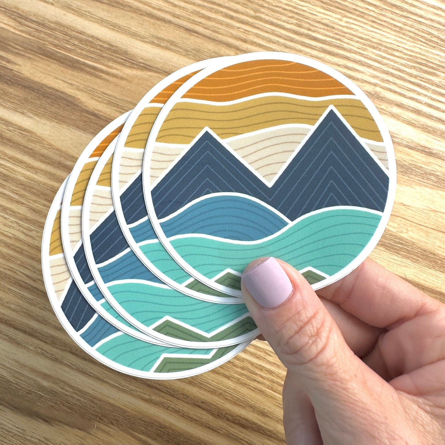 Nature Scene Vinyl Sticker