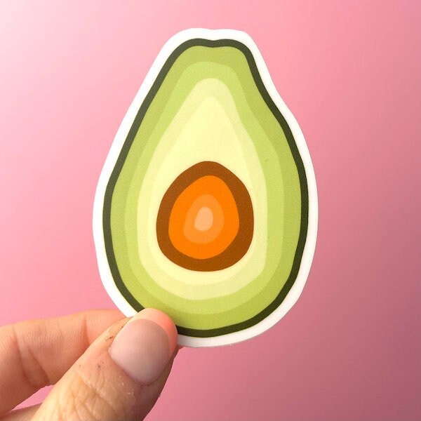 Avocado Vinyl Sticker