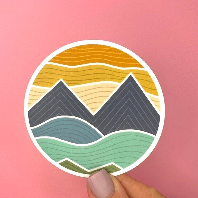 Nature Scene Vinyl Sticker