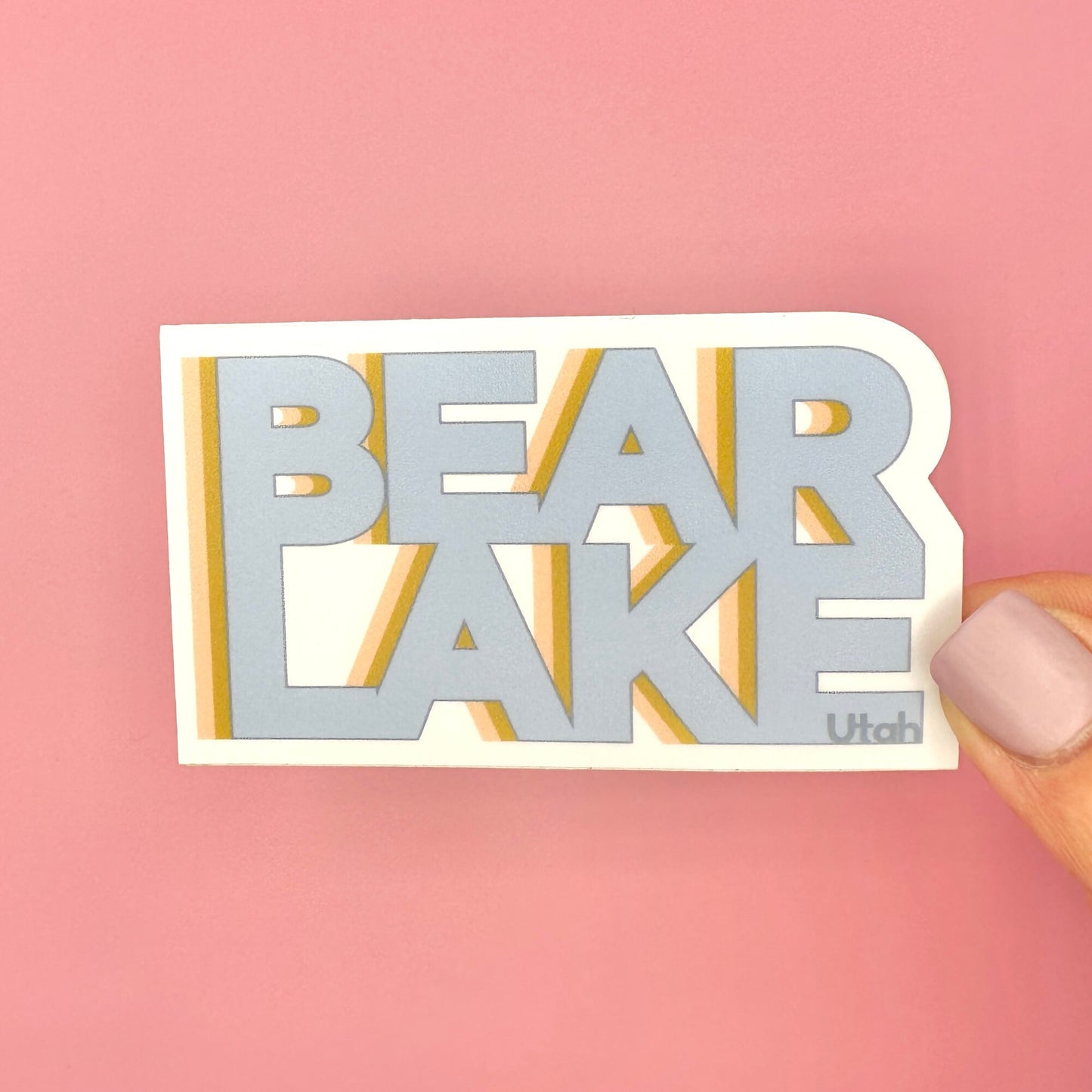 Bear Lake Utah Vinyl Sticker