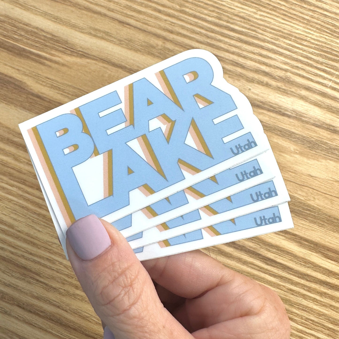 Bear Lake Utah Vinyl Sticker