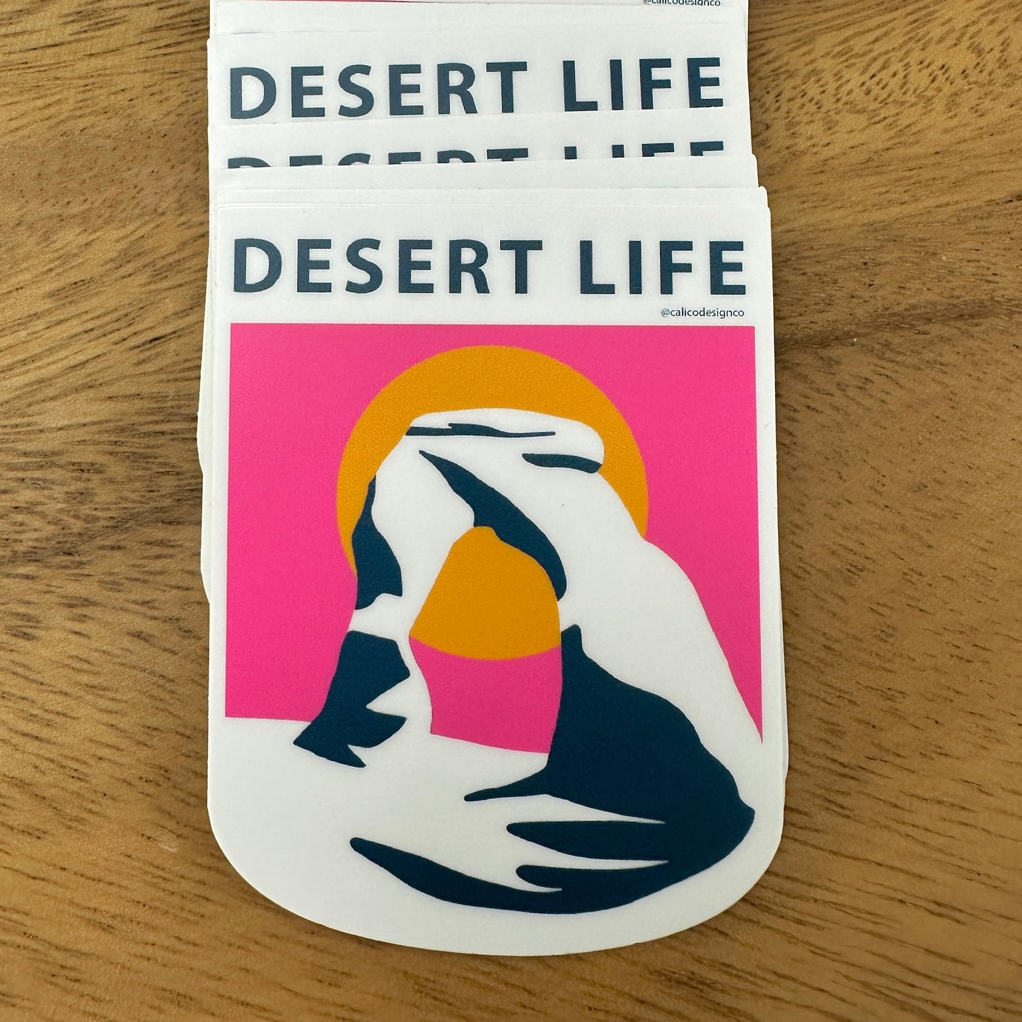 Desert Life Arch Vinyl Sticker