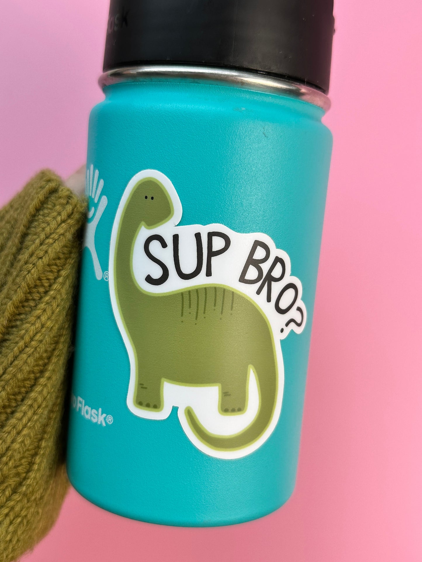 Dinosaur Sup Bro Vinyl Sticker