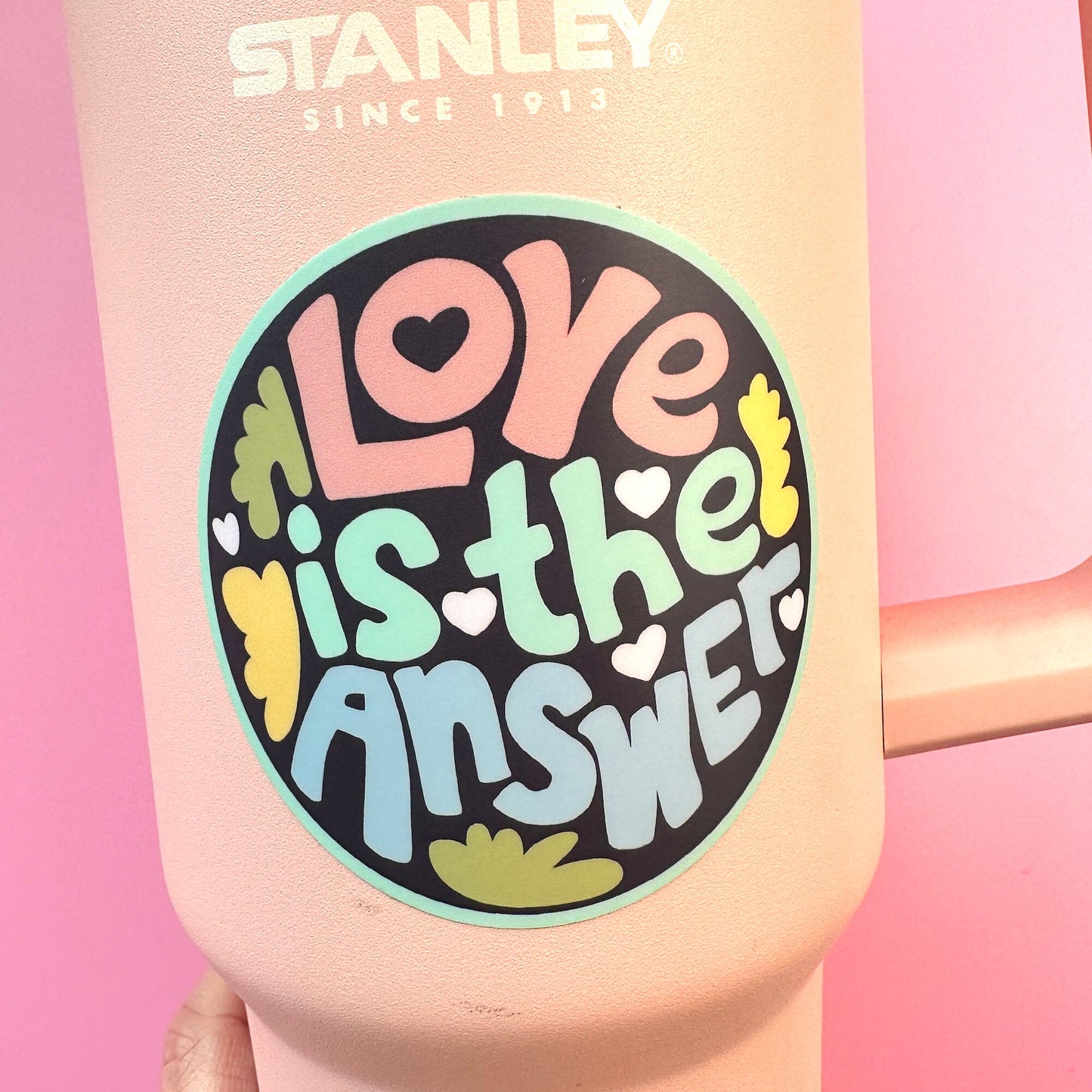 Love is the Answer Vinyl Sticker