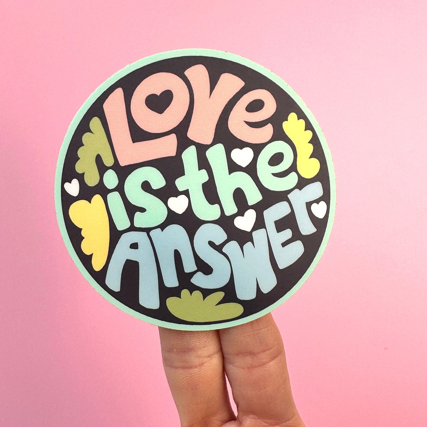 Love is the Answer Vinyl Sticker