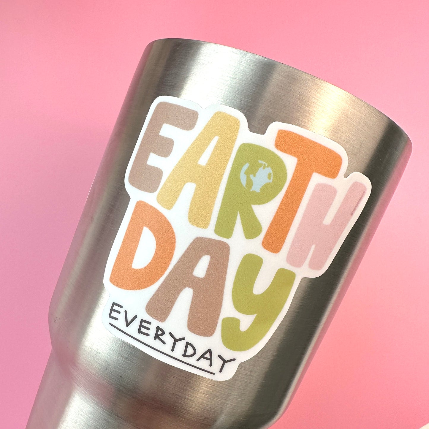 Earth Day Planet Earth Vinyl Sticker