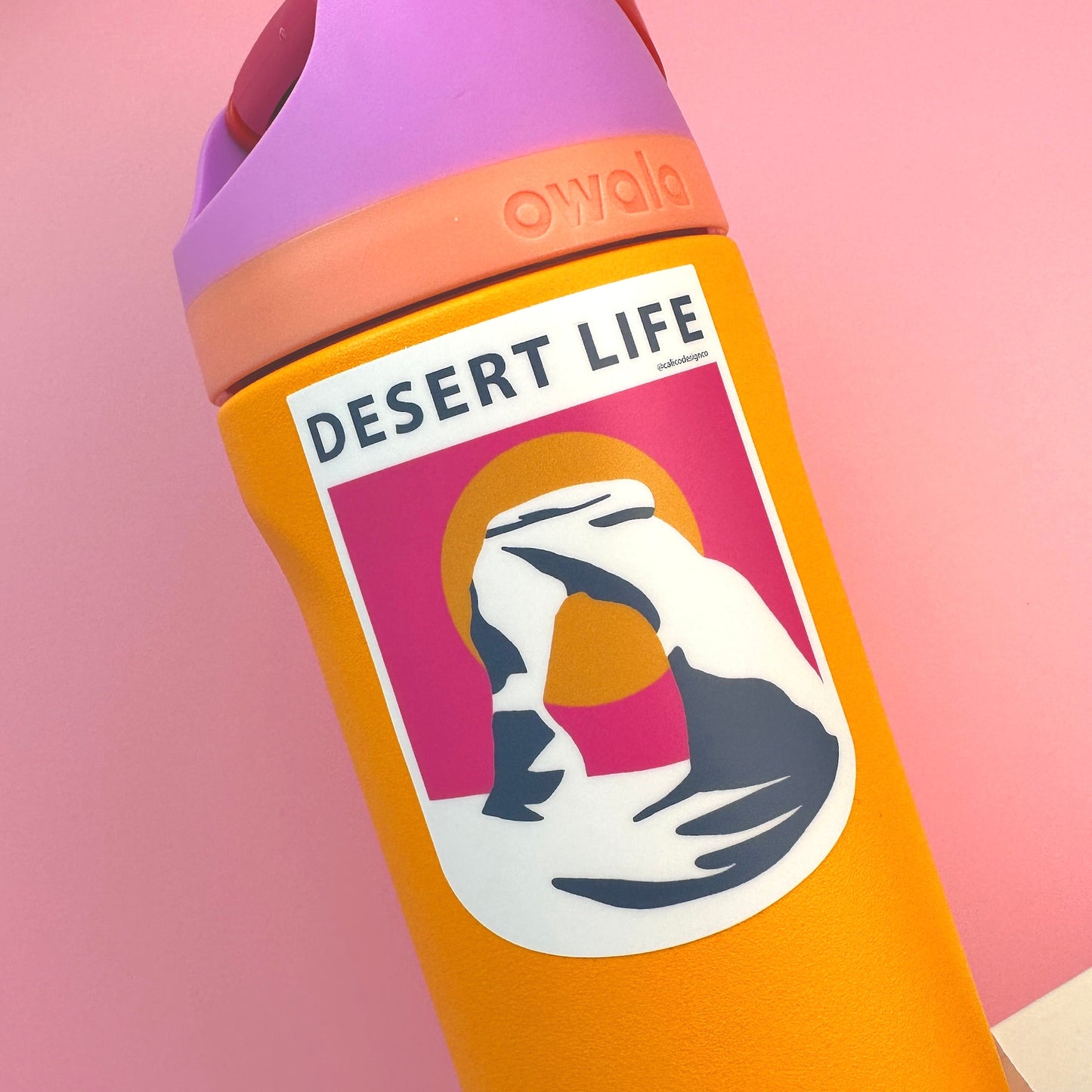 Desert Life Arch Vinyl Sticker