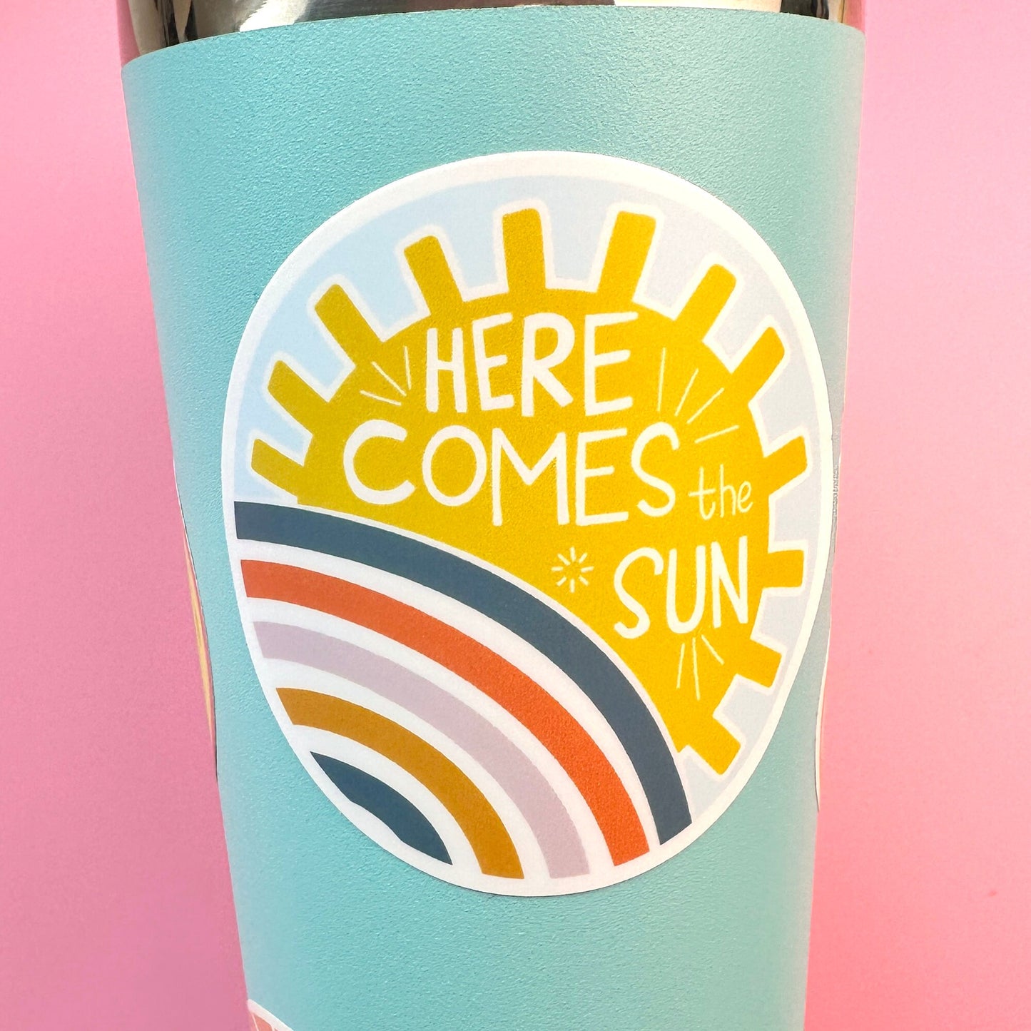 Here Comes the Sun Vinyl Sticker