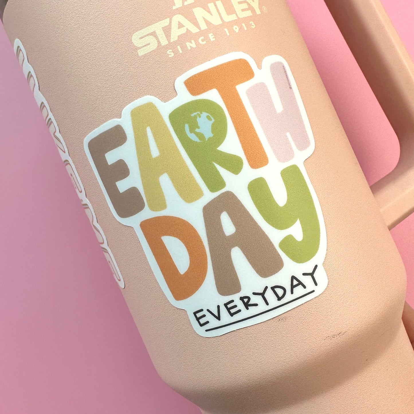 Earth Day Planet Earth Vinyl Sticker