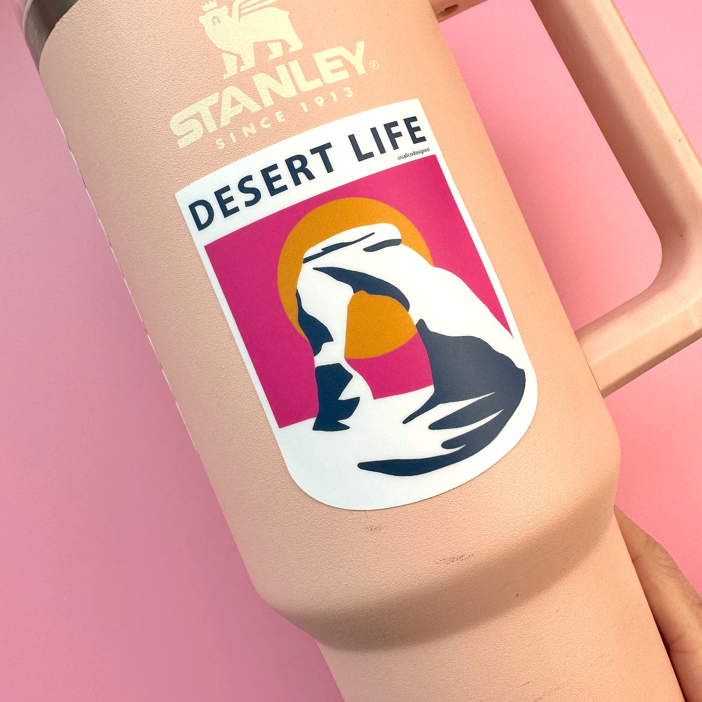 Desert Life Arch Vinyl Sticker