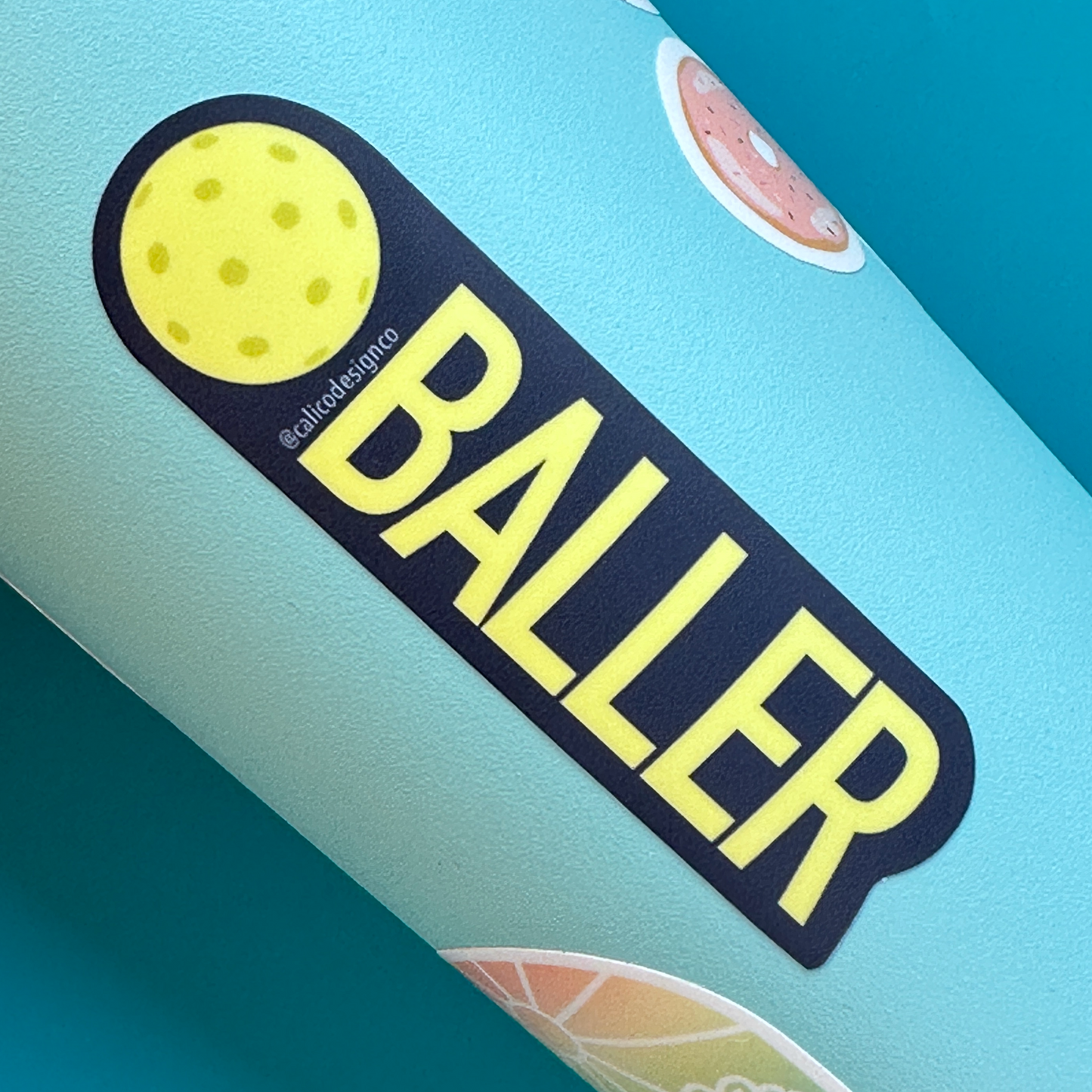 Pickleball Baller Vinyl Sticker