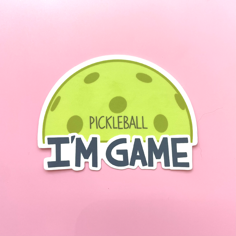 Ultimate Pickleball Vinyl Sticker Bundle