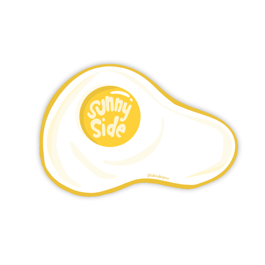 Fried Egg Sunny Side Vinyl Sticker